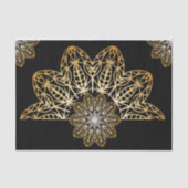 Elegant Metallic Faux Gold Mandalas ontkoppeling Tissuepapier (Voorkant)