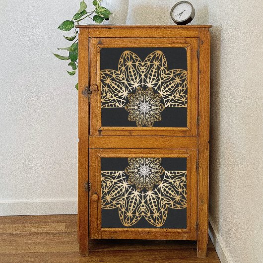 Elegant Metallic Faux Gold Mandalas ontkoppeling Tissuepapier