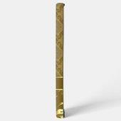 Elegant Metallic Gold Damkers & Lace Samsung Galaxy Hoesje (Linkerkant)