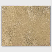 Elegant Metallic Gold getextureerde look Cadeaupapier (Vlak)