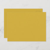 Elegant Metallic Gold Postcard for Special Occasio Briefkaart (Voorkant / Achterkant)