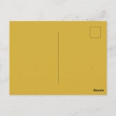 Elegant Metallic Gold Postcard for Special Occasio Briefkaart (Achterkant)