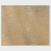Elegant Metallic Gold Rough Textured look Cadeaupapier (Vlak)