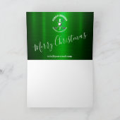 Elegant Metallic Golf Monogram Ontwerp (Binnen)