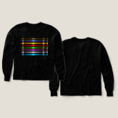 Elegant Metallic Gradient Stripes Design (Voorkant /achterkant)