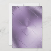 ELEGANT METALLIC PAARS GOLD PATTERN BIRTHDAY KAART (Achterkant)