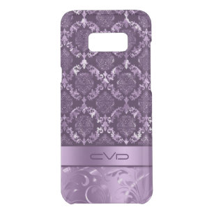 Elegant Metallic Paarse Floral Lace Pattern Get Uncommon Samsung Galaxy S8 Plus Case