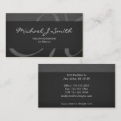 Elegant Metallic Visitekaartje (Voorkant / Achterkant)