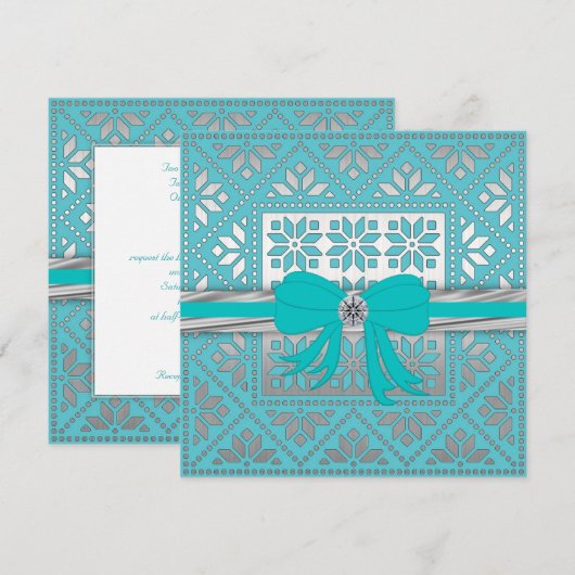 Elegant Mexican Pattern Kaart (Voorkant / Achterkant)