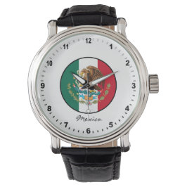 Elegant Mexico Watch & Mexicaanse vlag Horloge