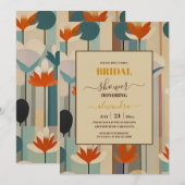 Elegant Midden-eeuws bloemig Vrijgezellenfeest Kaart (Voorkant / Achterkant)