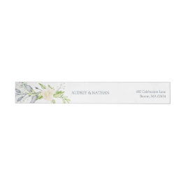 Elegant Midzomer Waterverf Floral Return Address