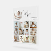 Elegant Mijn eerste jaar Collage Custom Photo Acryl Bord (Hoek)