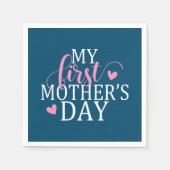 Elegant mijn eerste Moederdag | Papieren Servetten (Voorkant)