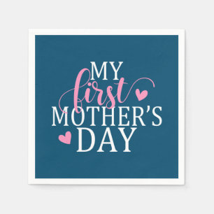 Elegant mijn eerste Moederdag   Papieren Servetten