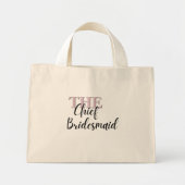 Elegant Mini Art Tas - Chief Bridesmaid (Voorkant)