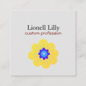 Elegant Minimaal aangepast Vierkante Visitekaartje (Voorkant)