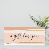 Elegant minimaal abstract goudglitter (Staand voorkant)