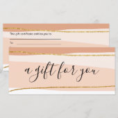 Elegant minimaal abstract goudglitter (Voorkant / Achterkant)