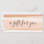 Elegant minimaal abstract goudglitter (Voorkant)