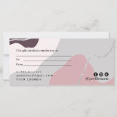 Elegant minimaal abstract zilverglitter (Achterkant)