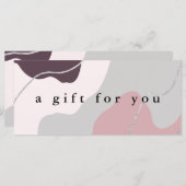 Elegant minimaal abstract zilverglitter (Voorkant / Achterkant)