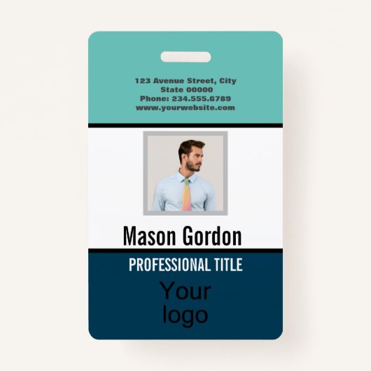 Elegant, minimaal badge (Voorkant)