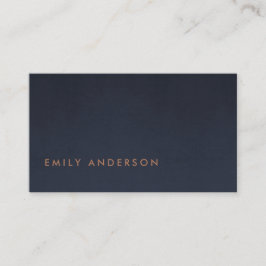 ELEGANT MINIMAAL EENVOUDIG BLAUW FOLIE BLUSH PINK VISITEKAARTJE