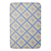 Elegant Minimaal Eenvoudig Geometrisch Vierkant Kl Badmat (Voorkant Verticaal)