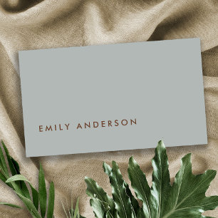 ELEGANT MINIMAAL EENVOUDIG MODERN GRAY URBAN TREND VISITEKAARTJE