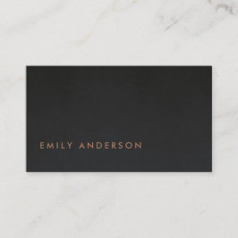 ELEGANT MINIMAAL EENVOUDIGE ZWARTE FOLIE BLUSH PIN VISITEKAARTJE