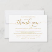 Elegant minimaal goud in plaats van een Favors Pla Aankondiging (Voorkant)