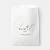 Elegant, minimaal, handgeschreven Bruidsmeisjesfee Bedankzakje (Voorkant)