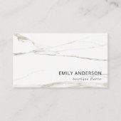 ELEGANT MINIMAAL MARBLE TEXTURE MODERN PROFESSIONA VISITEKAARTJE (Voorkant)