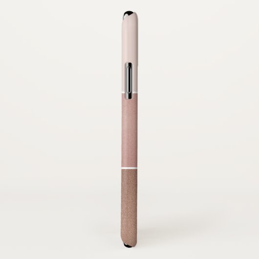 ELEGANT MINIMAAL ROOS GOLD BLUSH PINK COPPER STRIP Case-Mate iPhone CASE (Achterkant / rechts)