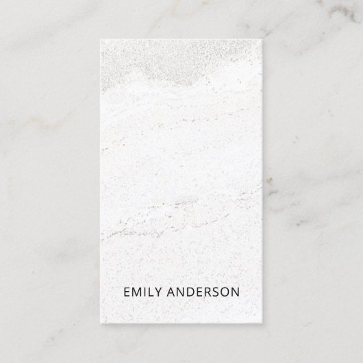 ELEGANT MINIMAAL STONE TEXTURE MODERN PROFESSIONAL VISITEKAARTJE (Voorkant)