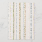 Elegant Minimaal Trouwbar Menu Bord Kaart (Achterkant)