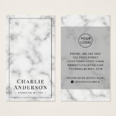 Elegant minimaal visitekaartje voor sociale media (Voorkant /achterkant)