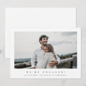 Elegant minimaal... we zijn erbij betrokken. Eén f (Voorkant / Achterkant)