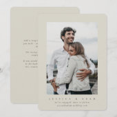 Elegant minimaal... we zijn erbij betrokken. Fotoa (Voorkant / Achterkant)