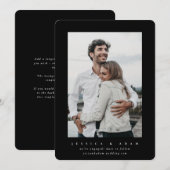 Elegant minimaal... we zijn erbij betrokken. Fotoa (Voorkant / Achterkant)