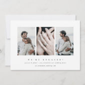 Elegant Minimal 3 Aankondiging van het Foto Verlov (Voorkant)