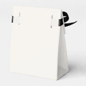 Elegant minimal boog Baby shower dank u Bedankdoosjes (Achterkant)