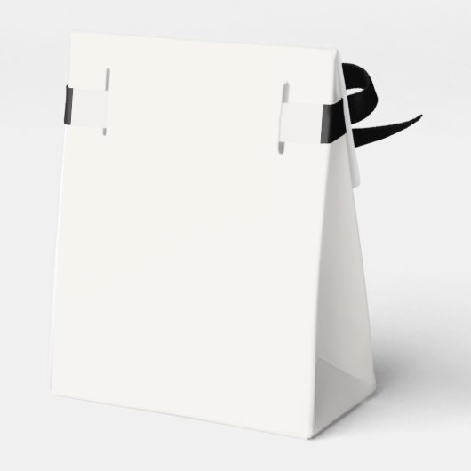 Elegant minimal boog Baby shower dank u Bedankdoosjes (Achterkant)