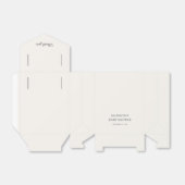Elegant minimal boog Baby shower dank u Bedankdoosjes (Uitgevouwen)