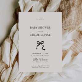 Elegant minimal boog Baby shower Kaart