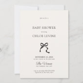 Elegant minimal boog Baby shower Kaart (Voorkant)
