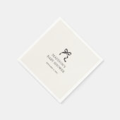 Elegant minimal boog Baby shower Servet (Hoek)