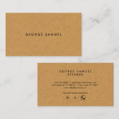 Elegant Minimal Business Branding Visitekaartje (Voorkant / Achterkant)