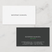 Elegant Minimal Business Branding Visitekaartje (Voorkant / Achterkant)